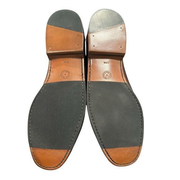 New Mezlan Teano Brown Leather Slip-on Tassel Dress Shoes Loafers 8 main image 6